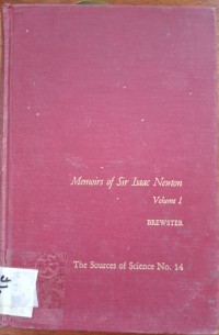 Image of Memoirs of Sir Isaac Newton