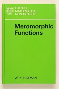 Image of Meromorphic Functions