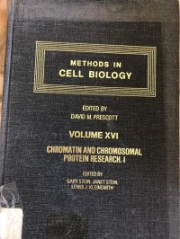 Image of METHODS IN CELL BIOLOGY XVI