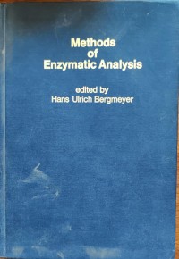 Image of Methods Of Enzymatic Analysis
