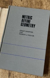 Image of Metric Affine Geometry