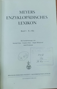Image of MEYERS ENZYKLOPAD ISCHES LEXIKON