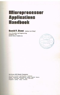 Image of MICROPROCESSOR APPLICATIONS HANDBOOK