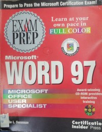 Image of microsoft office user specialist Microsoft word 97