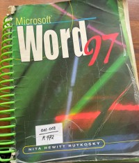 Image of MICROSOFT WORD 97