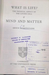Image of MIND AND MATTER