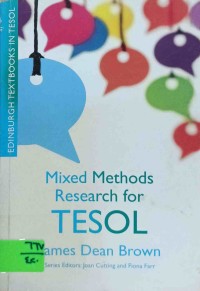 Image of Mixed Methods Research for TESOL