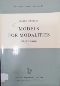 Image of MODELS FOR MODALITIES