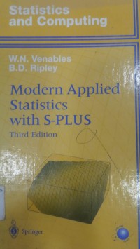 Image of modern App1ied statistics with  s-PLUS