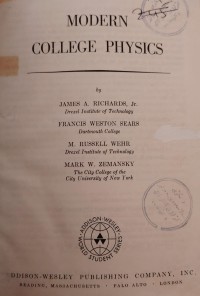 Image of MODERN COLLEGE PHYSICS