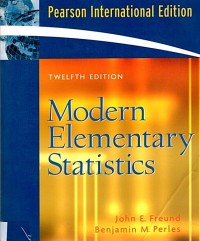 Image of Modern Elementary Statistics