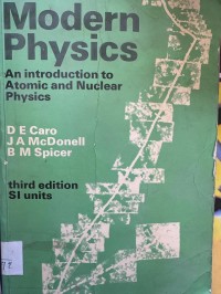 Image of Modern Physics An Introduction to Atomic and Nuclear physics