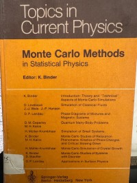 Image of Monte Carlo Methods in Statical Physics