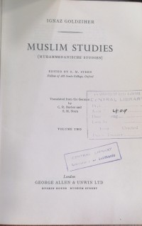 Image of MUSLIM STUDIES
