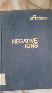 Image of NEGATIVE IONS