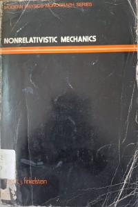 Image of NONRELATIVISTIC MECHANICS