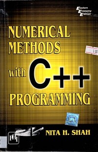Image of NUMERICAL METHODS WITH C++ PROGRAMMING