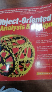 Image of Object- Oriented Analysis & Design