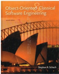 Image of OBJECT-ORIENTED&CLASSICAL SOFTWARE ENGINEERING