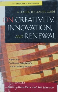 Image of ON CREATIVITY INNOVATION AND RENEWAL