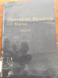 Image of OPERATION RESEARCH