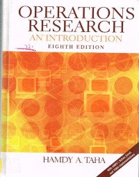 Image of OPERATIONS RESEARCH AN INTRODUCTION EIGHTH EDITION
