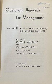 Image of Operations Research for management