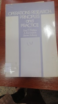 Image of OPERATIONS RESEARCH PRINCIPLES AND PRACTICE