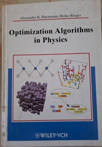 Image of OPTIMIZATION ALGORITHMS IN PHYSICS