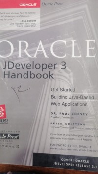 Image of ORACLE JDeveloper 3 Handbook