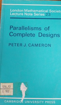 Image of Parallelisms of Complete Designs