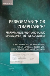 Image of Performance or Compliance ?