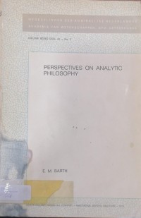 Image of PERSPECTIVES ON ANALYTIC PHILOSOPHY