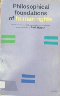 Image of Philosophical foundations of human rights