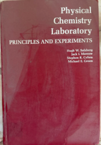 Image of Physical Chemistry Laboratory: Principles and Experiments