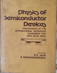 Image of Physics of Semiconductor Devices