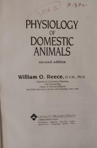 Image of PHYSIOLOGY OF DOMESTIC ANIMALS