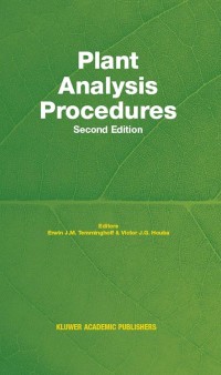 Image of Plant Analysis Procedures
