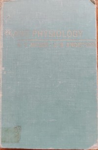 Image of PLANT PHYSIOLOGY