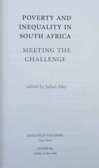 Image of Poverty & inequality in south Africa
