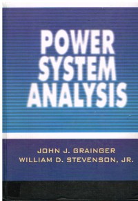 Image of POWER SYSTEM ANALYSIS