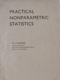 Image of PRACTICAL NONPARAMETRIC STATISTICS