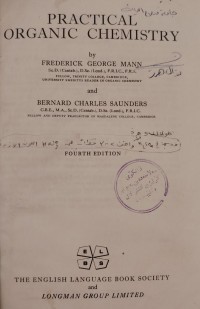 Image of PRACTICAL ORGANIC CHEMISTRY