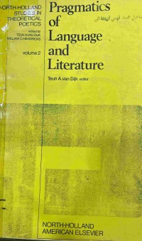 Image of Pragmatics of Language and Literature