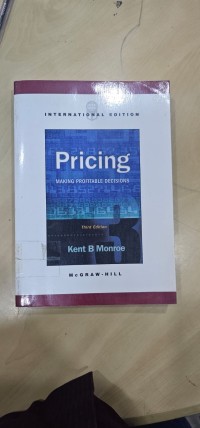 Image of Pricing: Making Profitable Decisions