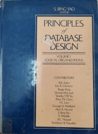 Image of PRINCIPLES DATABASE DESIGN