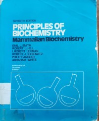 Image of PRINCIPLES OF BIOCHEMISTRY : Mammalian Biochemistry