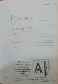 Image of Principles of Corporate Finance