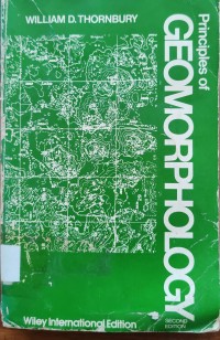 Image of PRINCIPLES OF GEOMORPHOLOGY