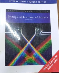 Image of Principles of Instrumental Analysis